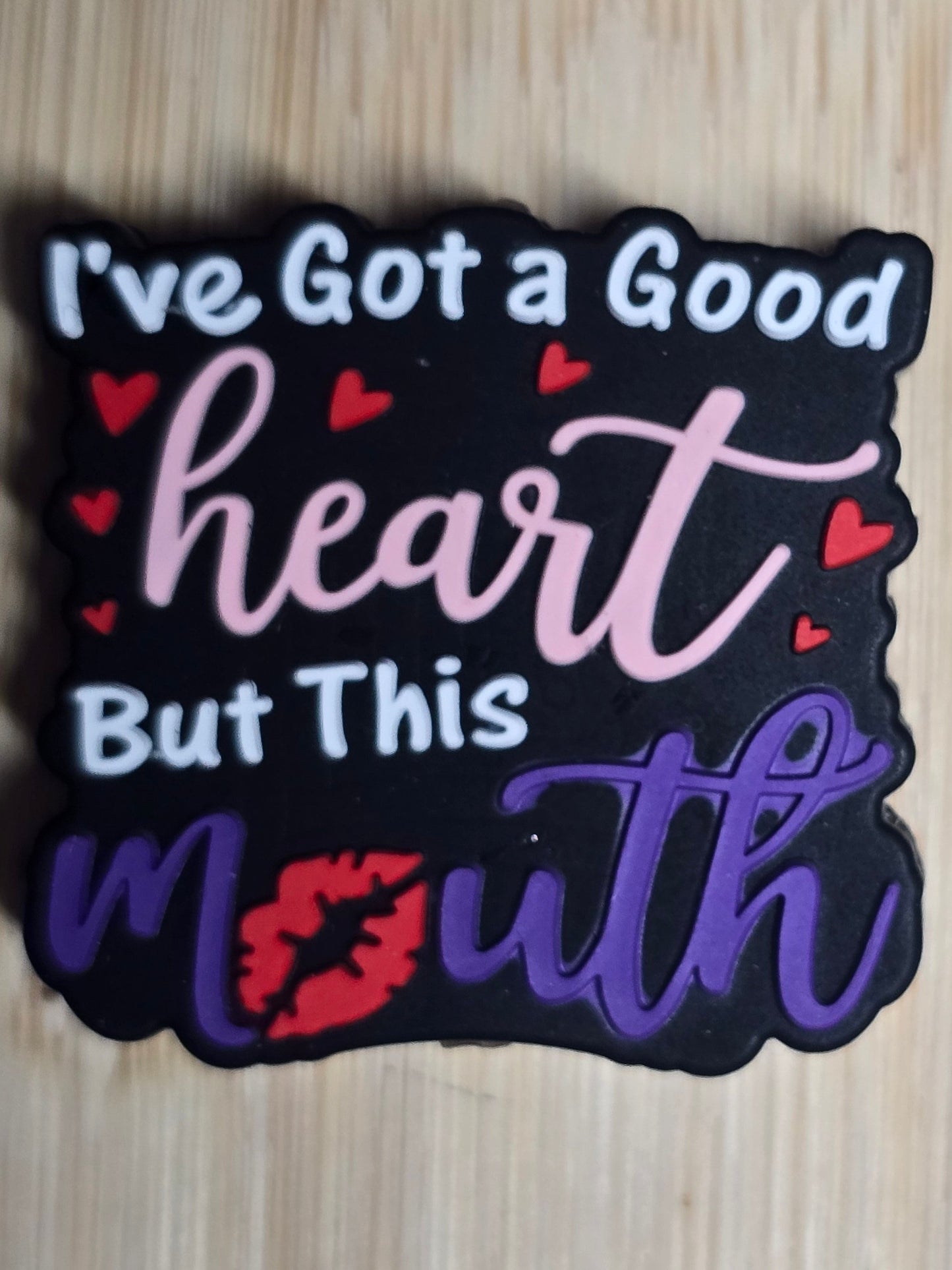 Focal silicone beads sarcastic humor