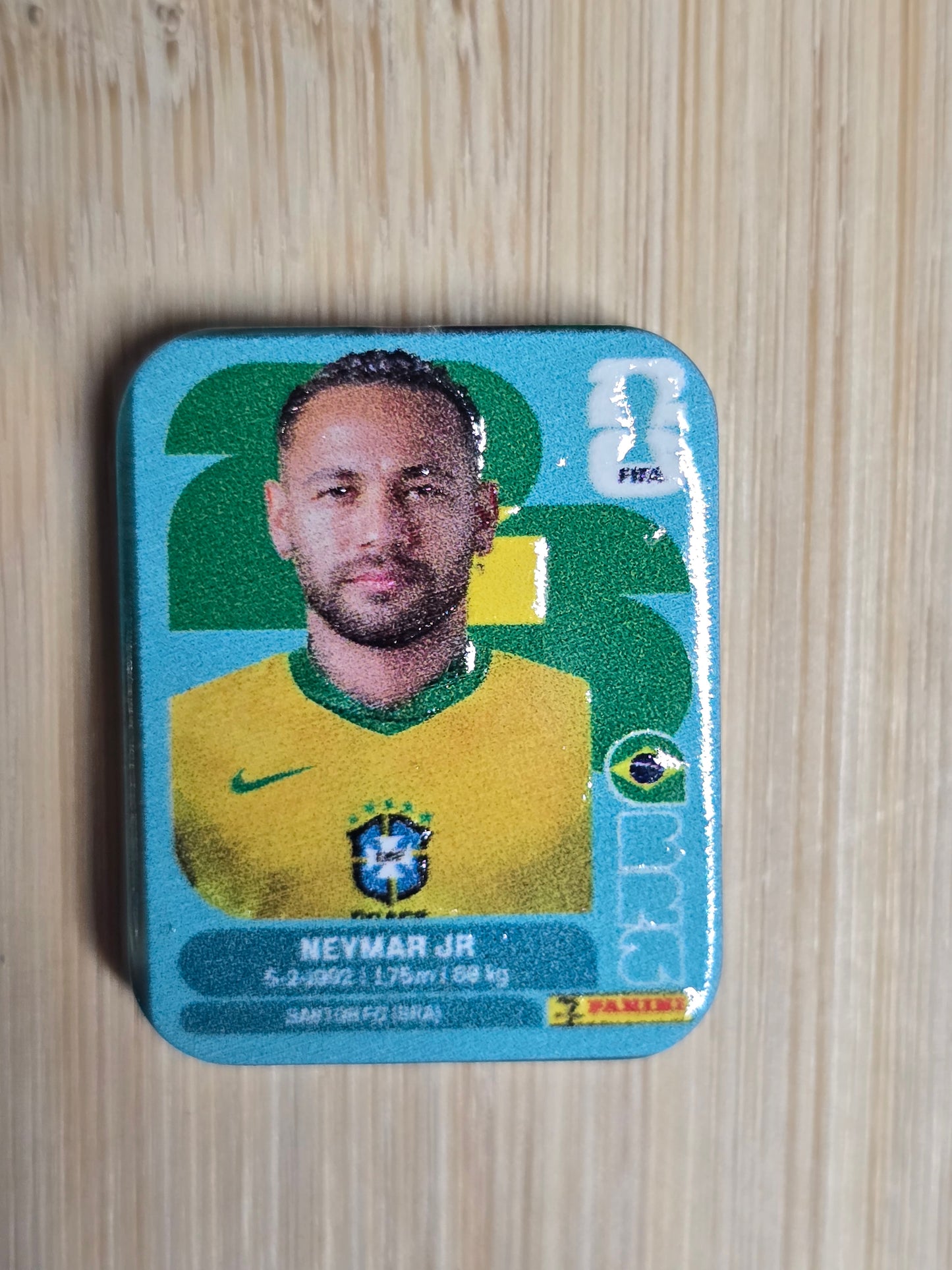 Acrylic focal beads FIFA player