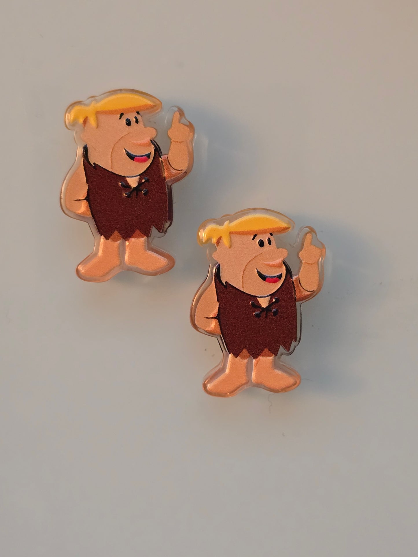 Acrylic focal beads 70's cartoon