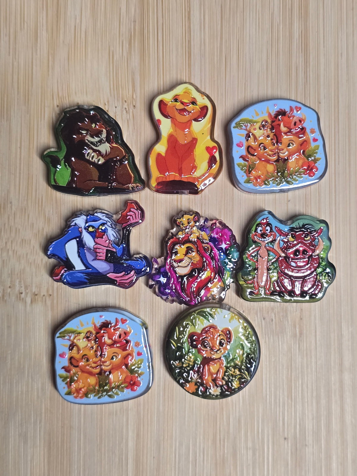 Acrylic focal beads- mix sets