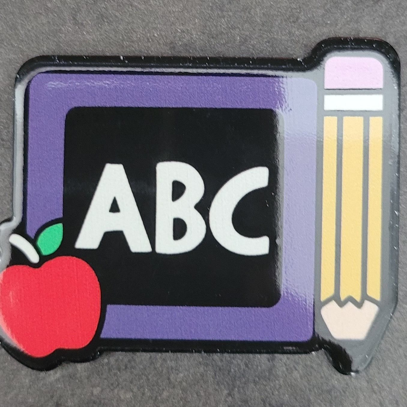 Acrylic flatback diy- ABC chalkboard