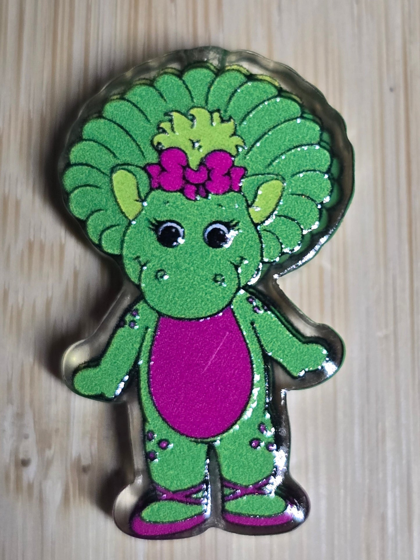 Acrylic focal beads 90's characters