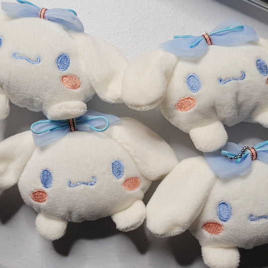 Small plush Head keychain- cinnamoroll