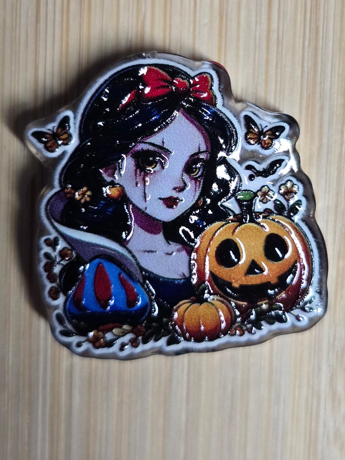 Acrylic focal beads Halloween DS princess