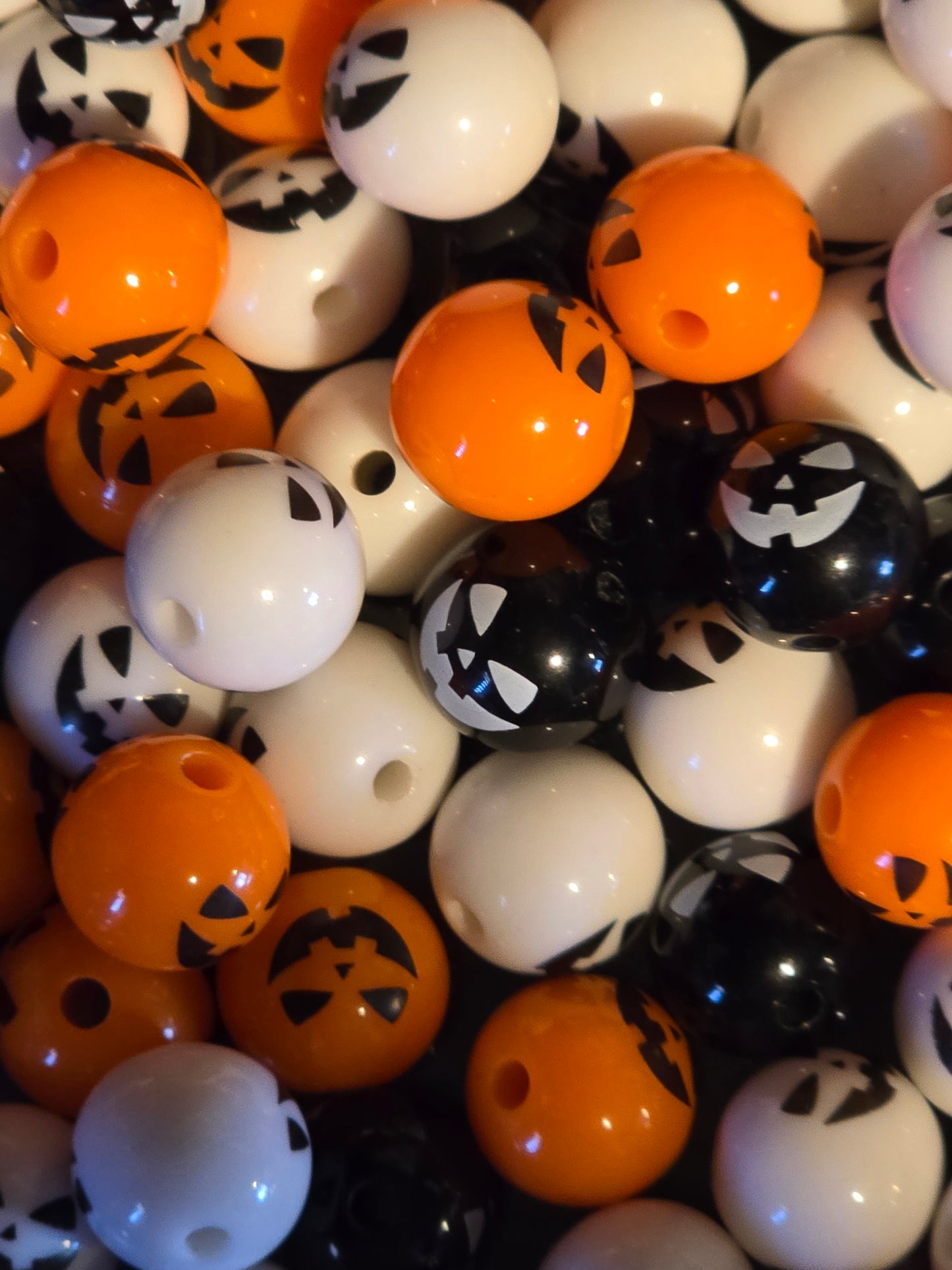 Halloween pumpkin beads