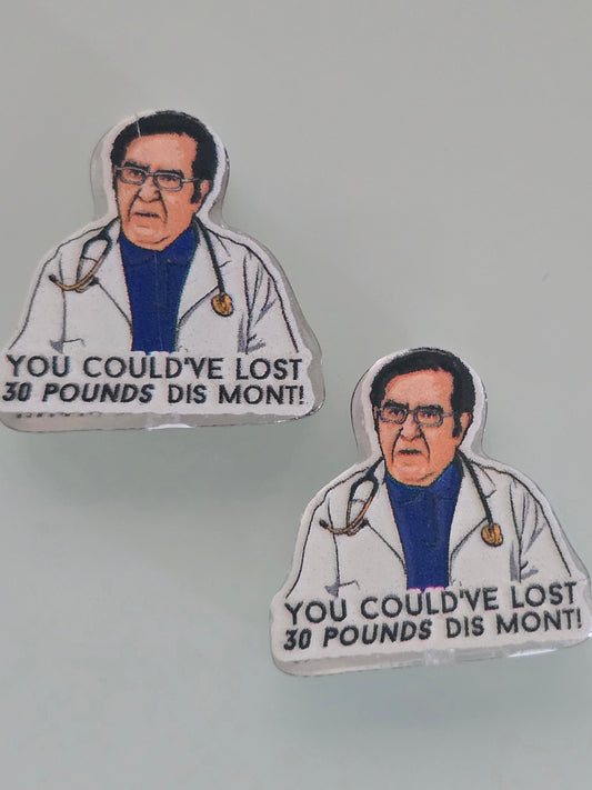 Acrylic focal beads-sarcastic humor