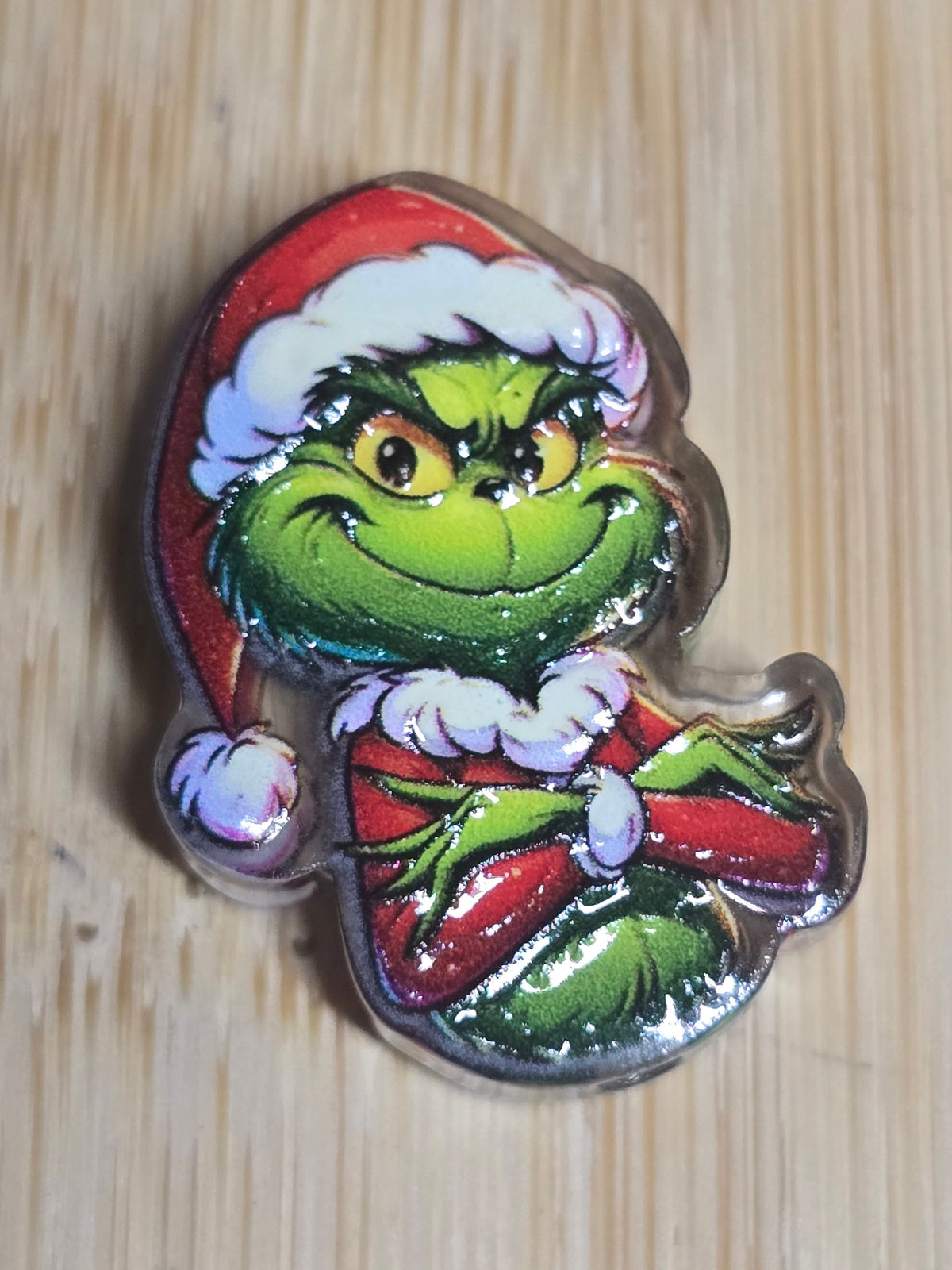 Acrylic focal beads- its christmas