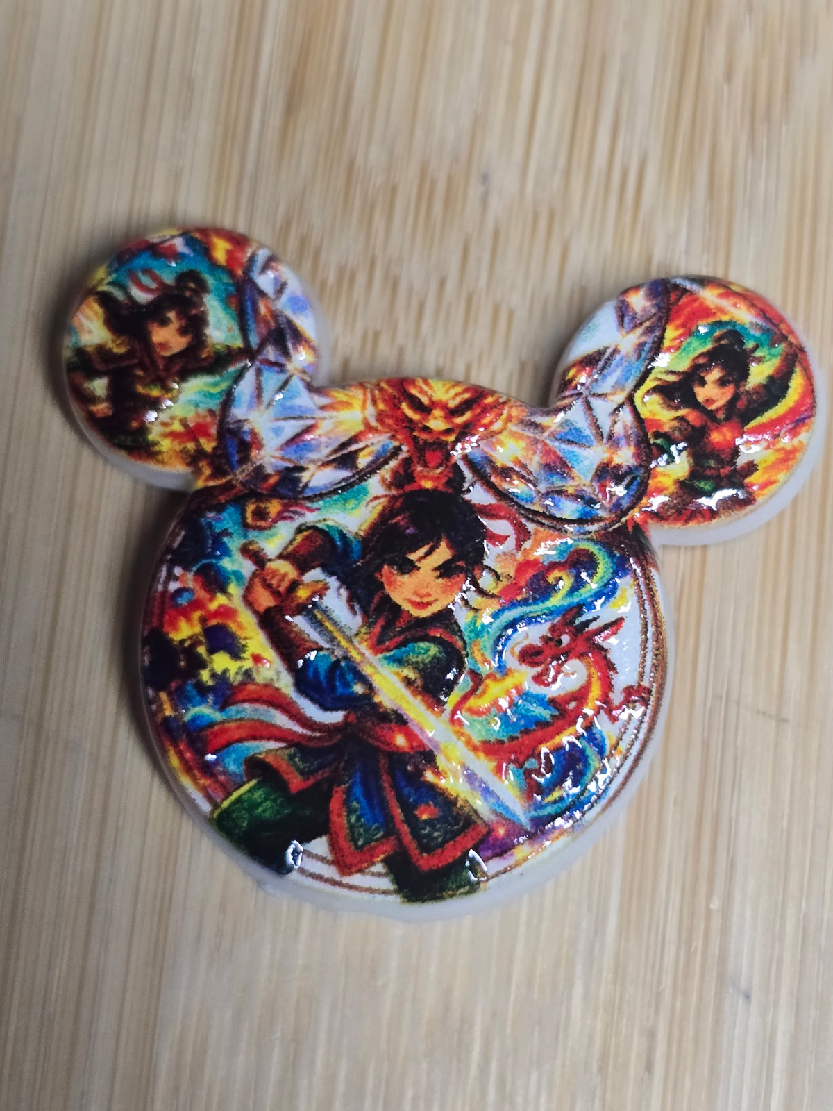 Acrylic/resin beads DS mouse head shape