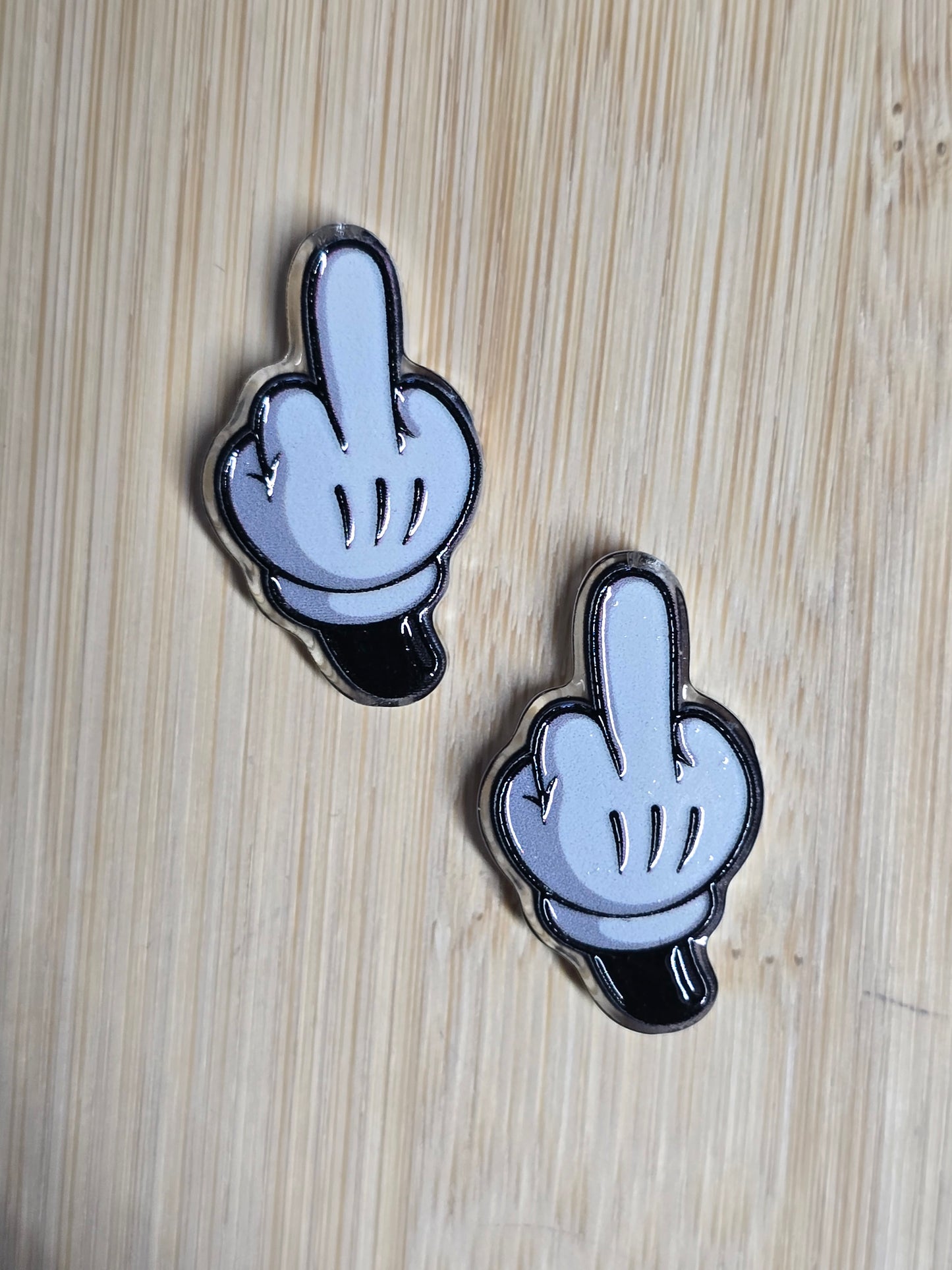 Focal- acrylic focal beads- adult humor
