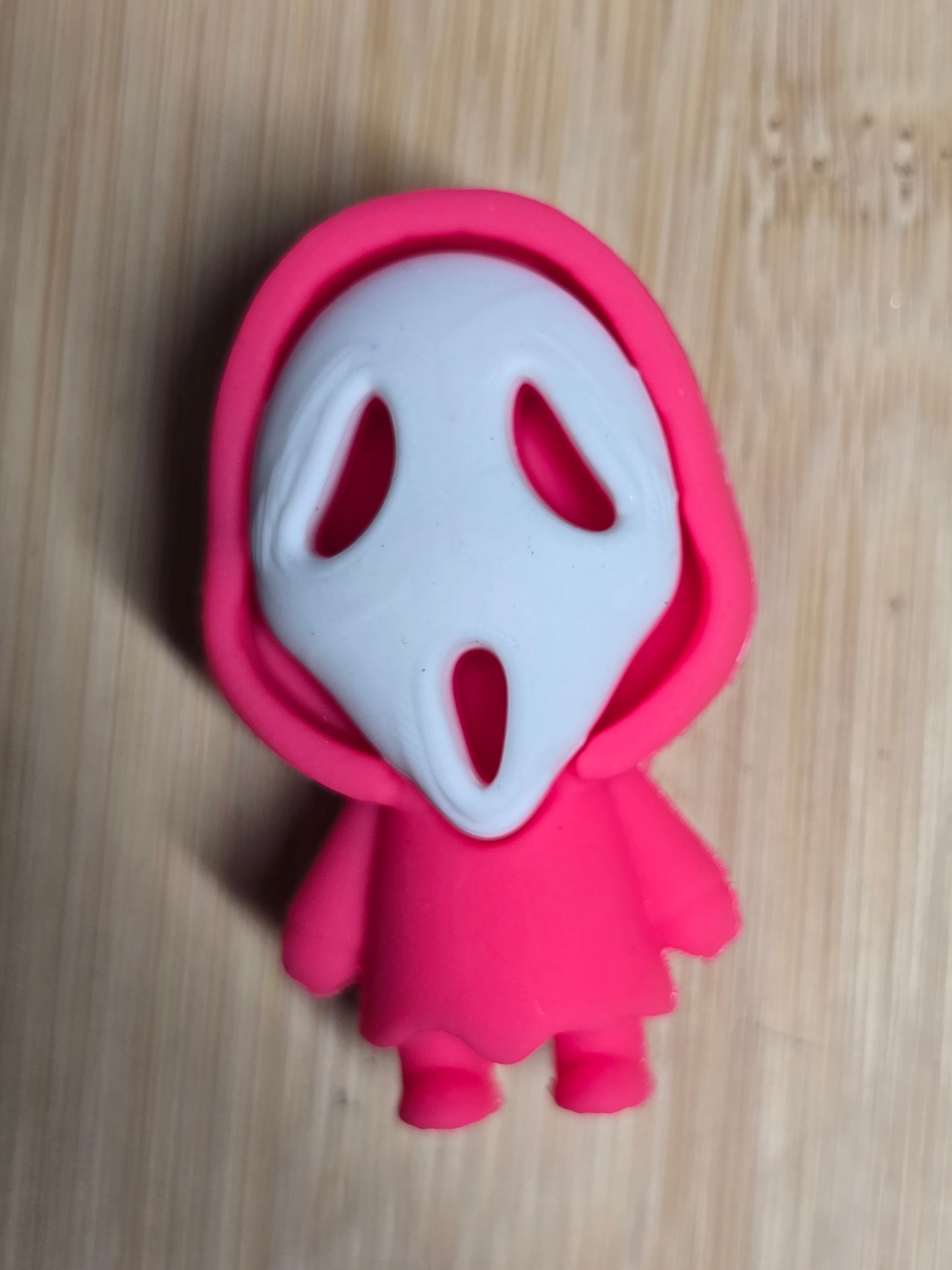 Silicone ghostface character