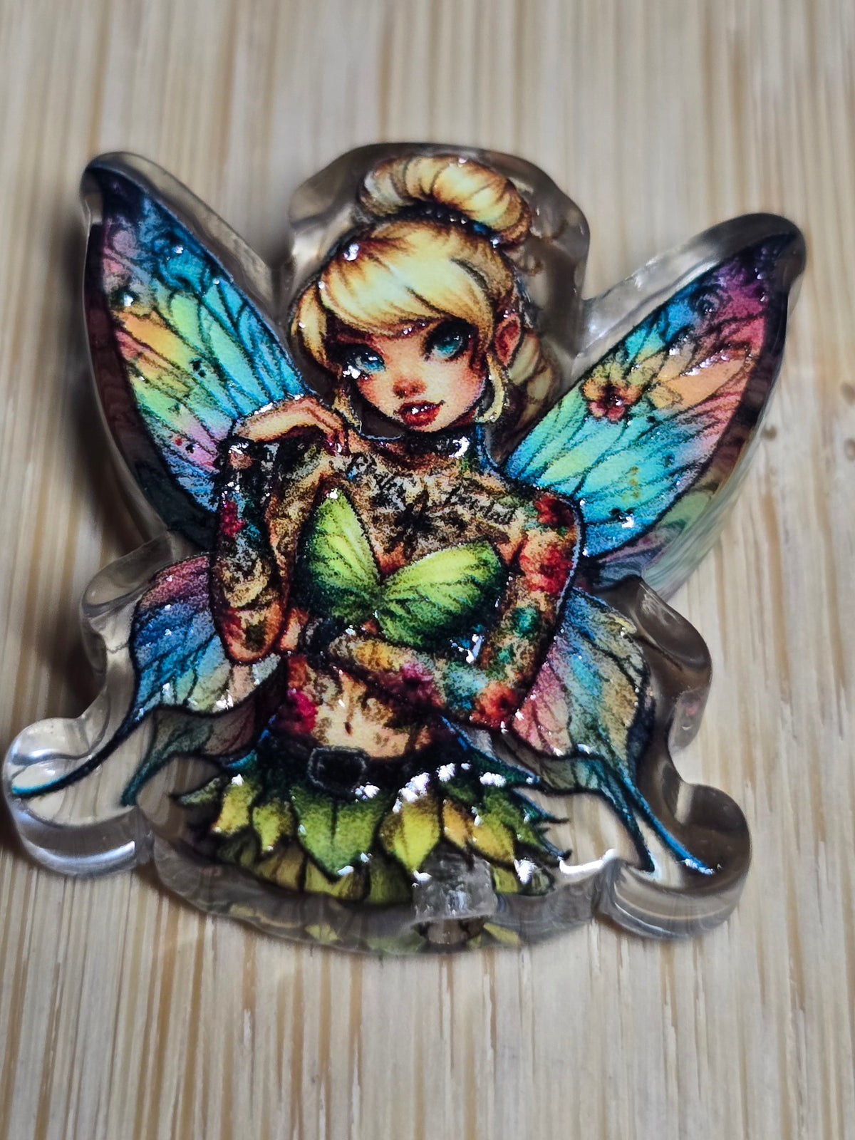 Acrylic focal beads DS fairy