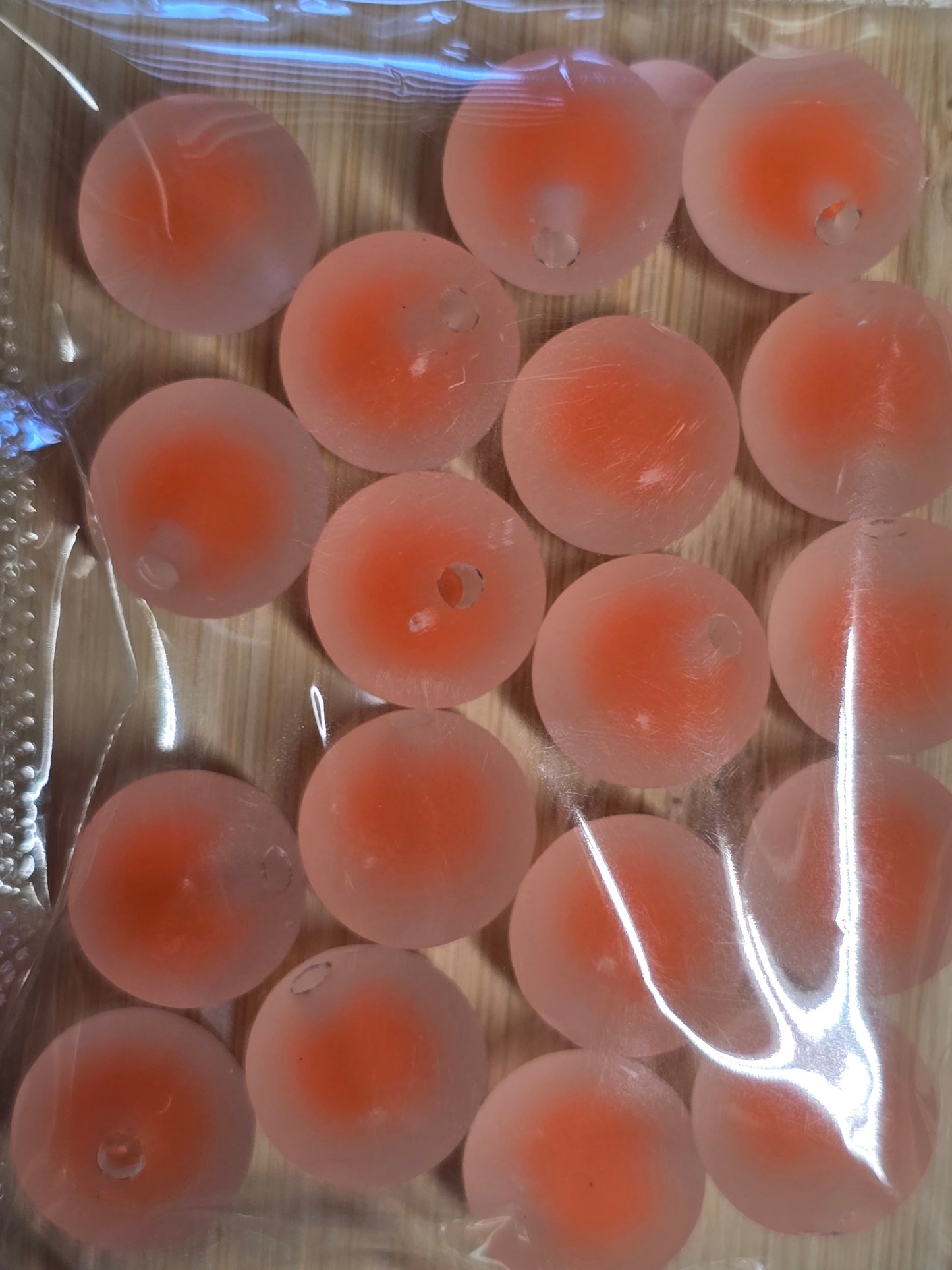 Large pack of acrylic beads- 15mm