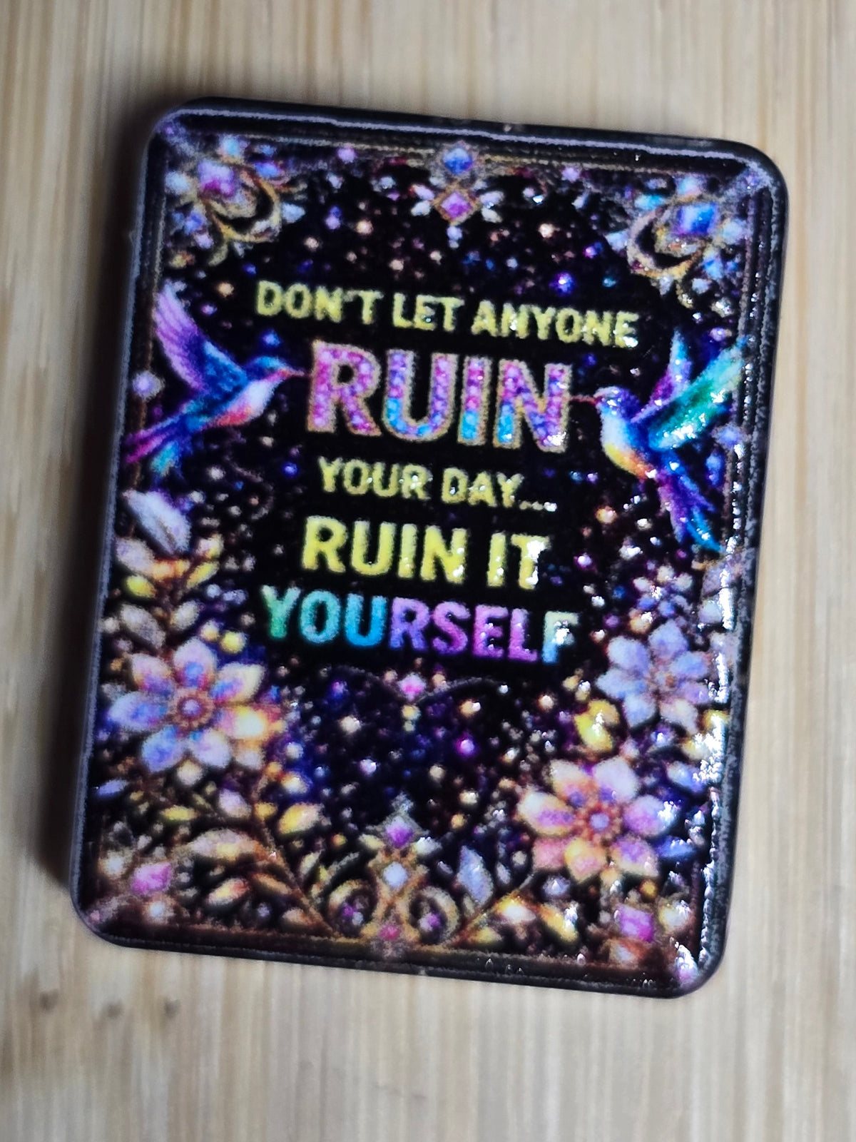 Acrylic focal beads- humor