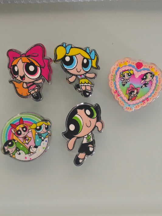 Acrylic focal beads larger size mix