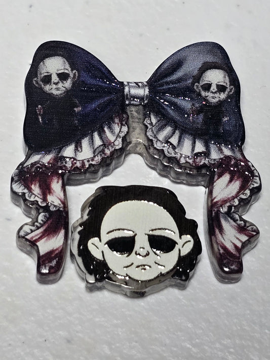 Acrylic focal beads- bow sets