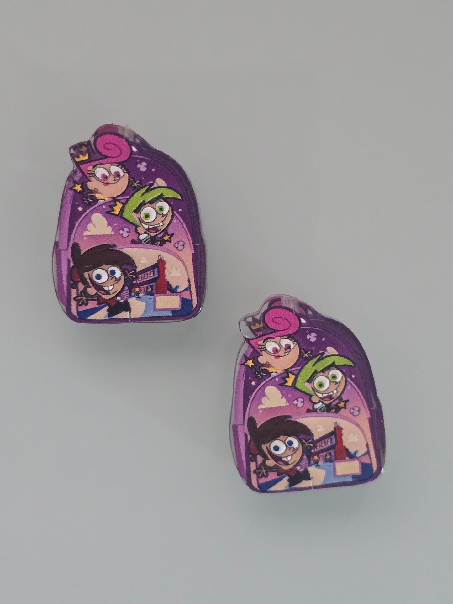 Acrylic focal beads- 90's cartoon