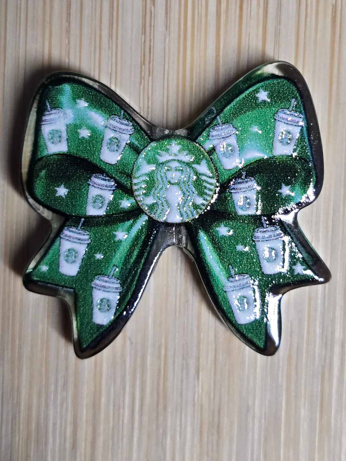 Acrylic focal beads moo moo's