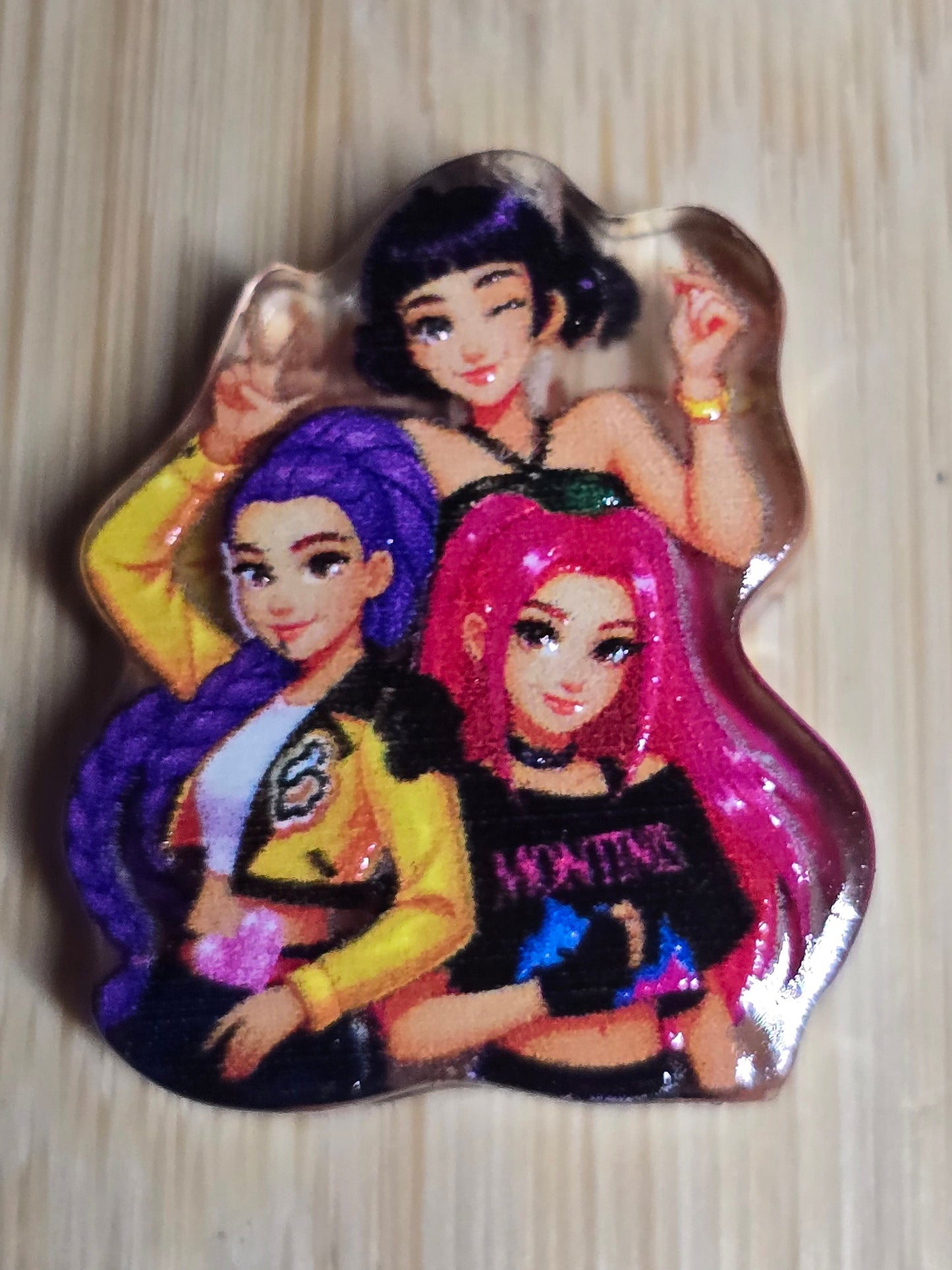 Acrylic focal beads- Kpop