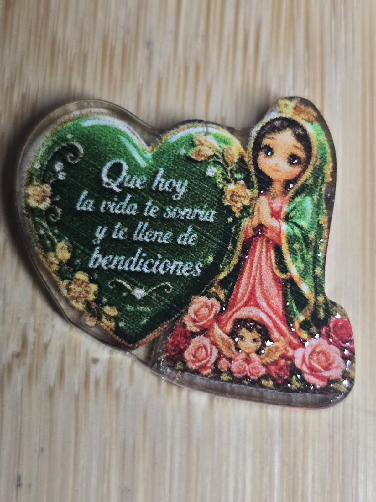 Acrylic focal beads- a little piece of mexican heritage