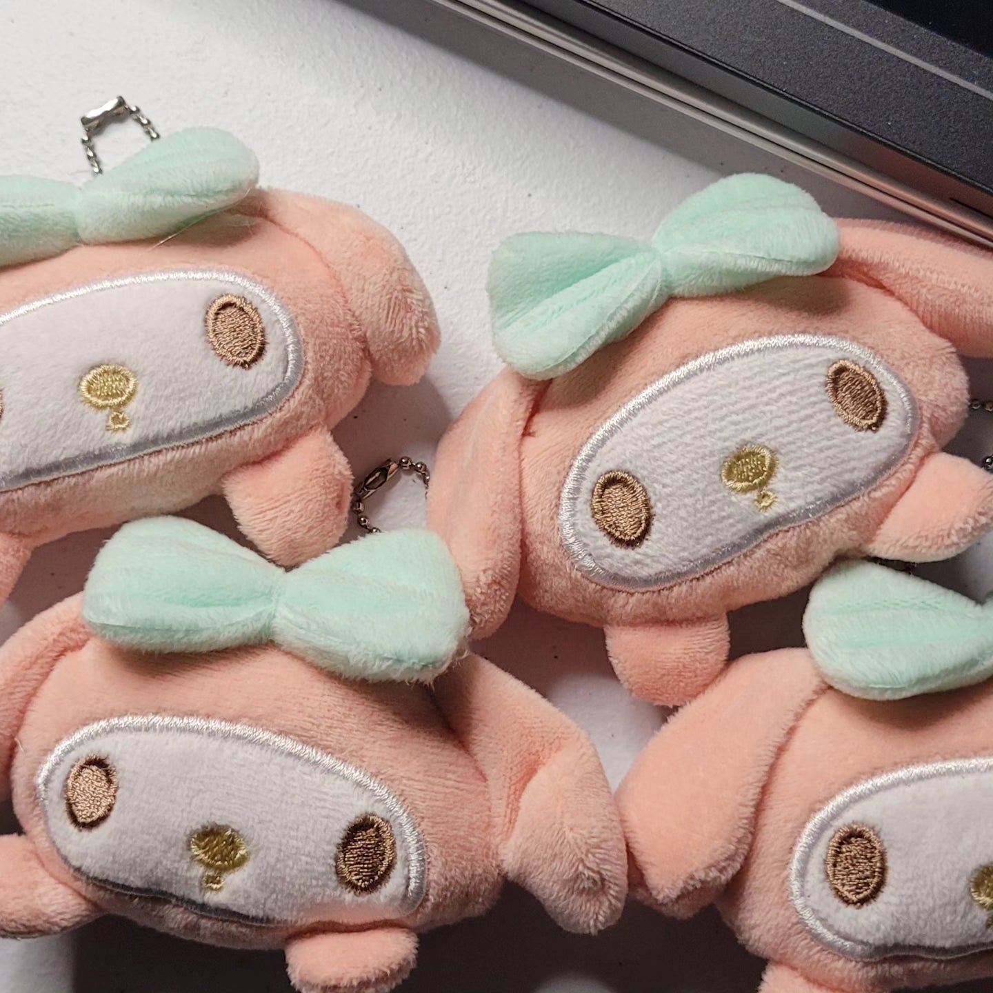 Small plush Head keychain- melody