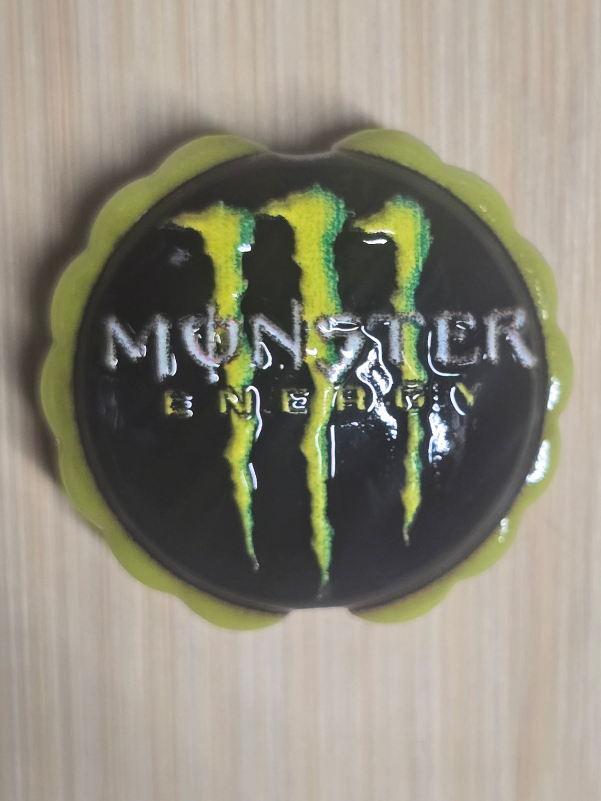 Resin bottle cap pillow style beads
