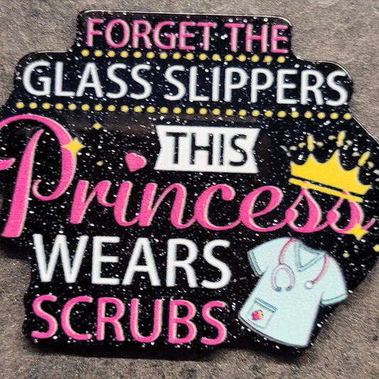 Acrylic flatback diy- forget the glass slippers