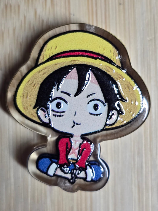 Acrylic focal beads- one piece character