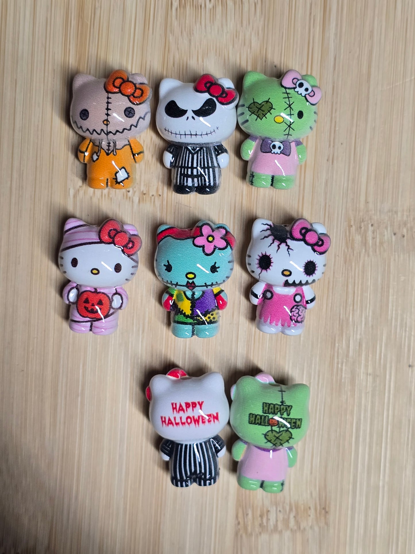 Acrylic beads Halloween Themed HK mix