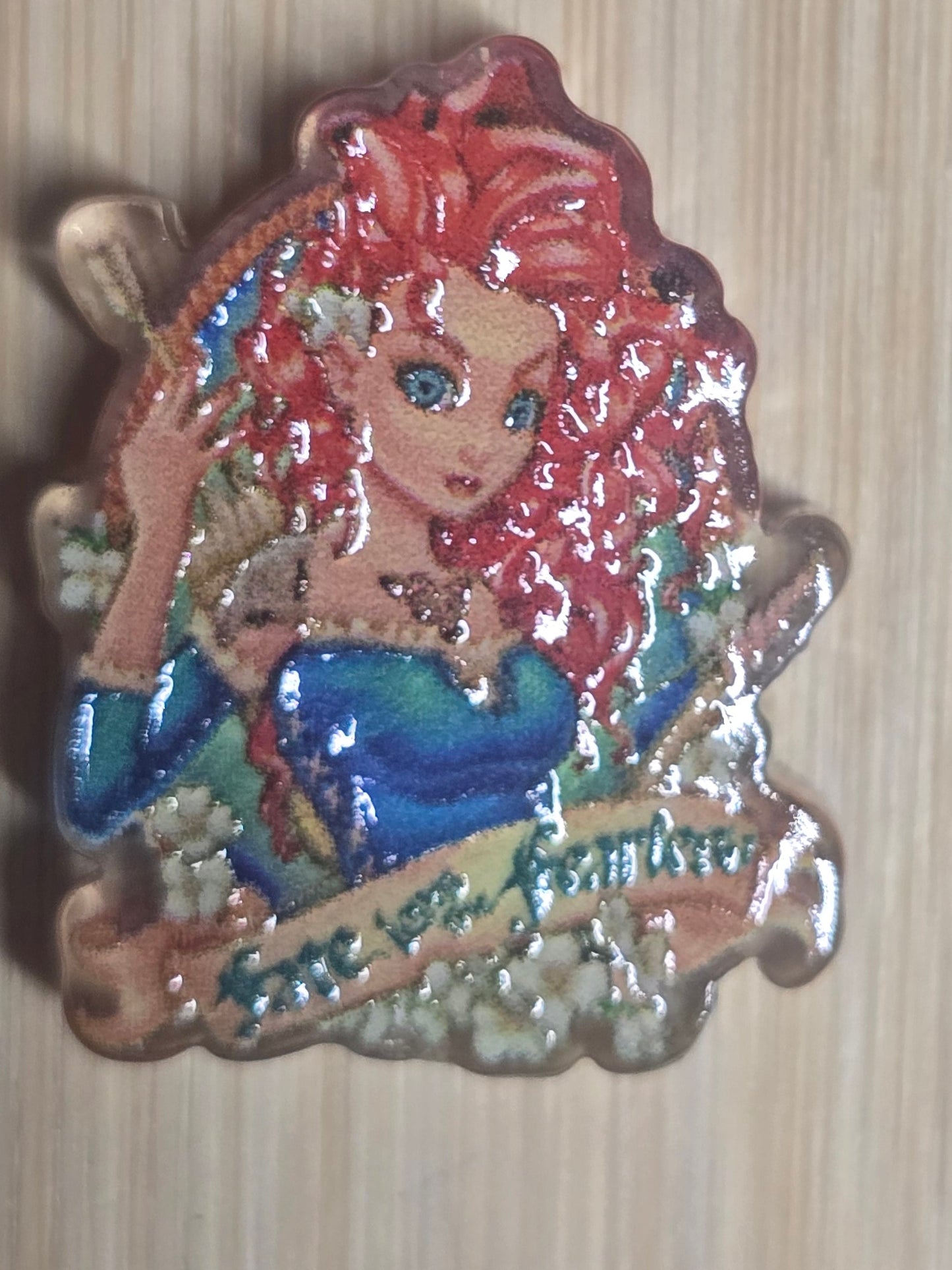 Acrylic focal beads DS princess