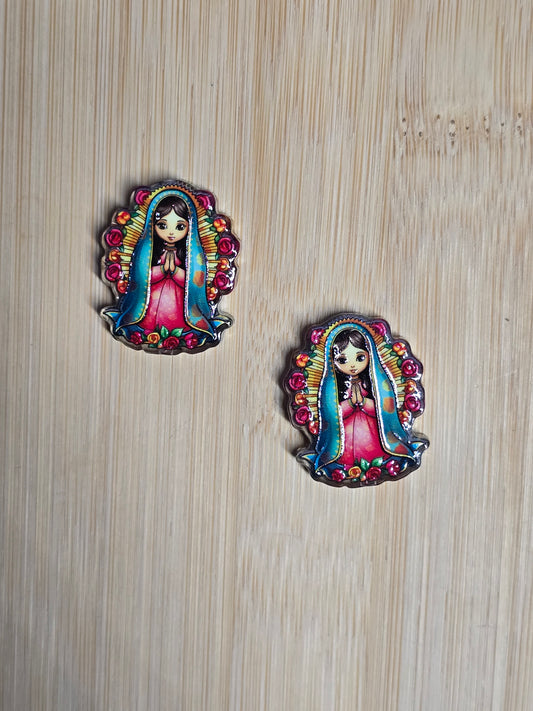 Focal- acrylic focal beads religious