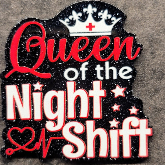 Acrylic flatback diy- queen of night shift