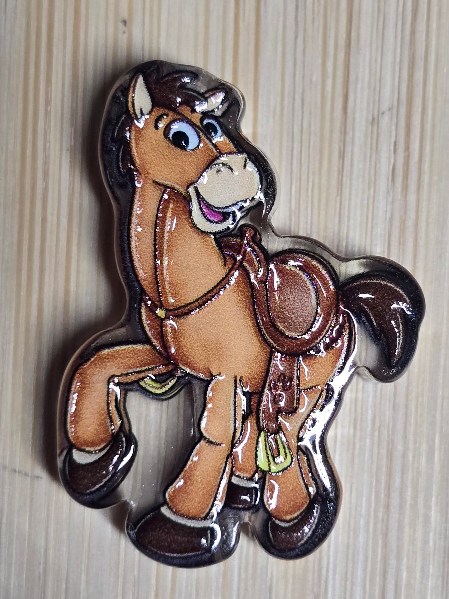 Acrylic focal beads movie character