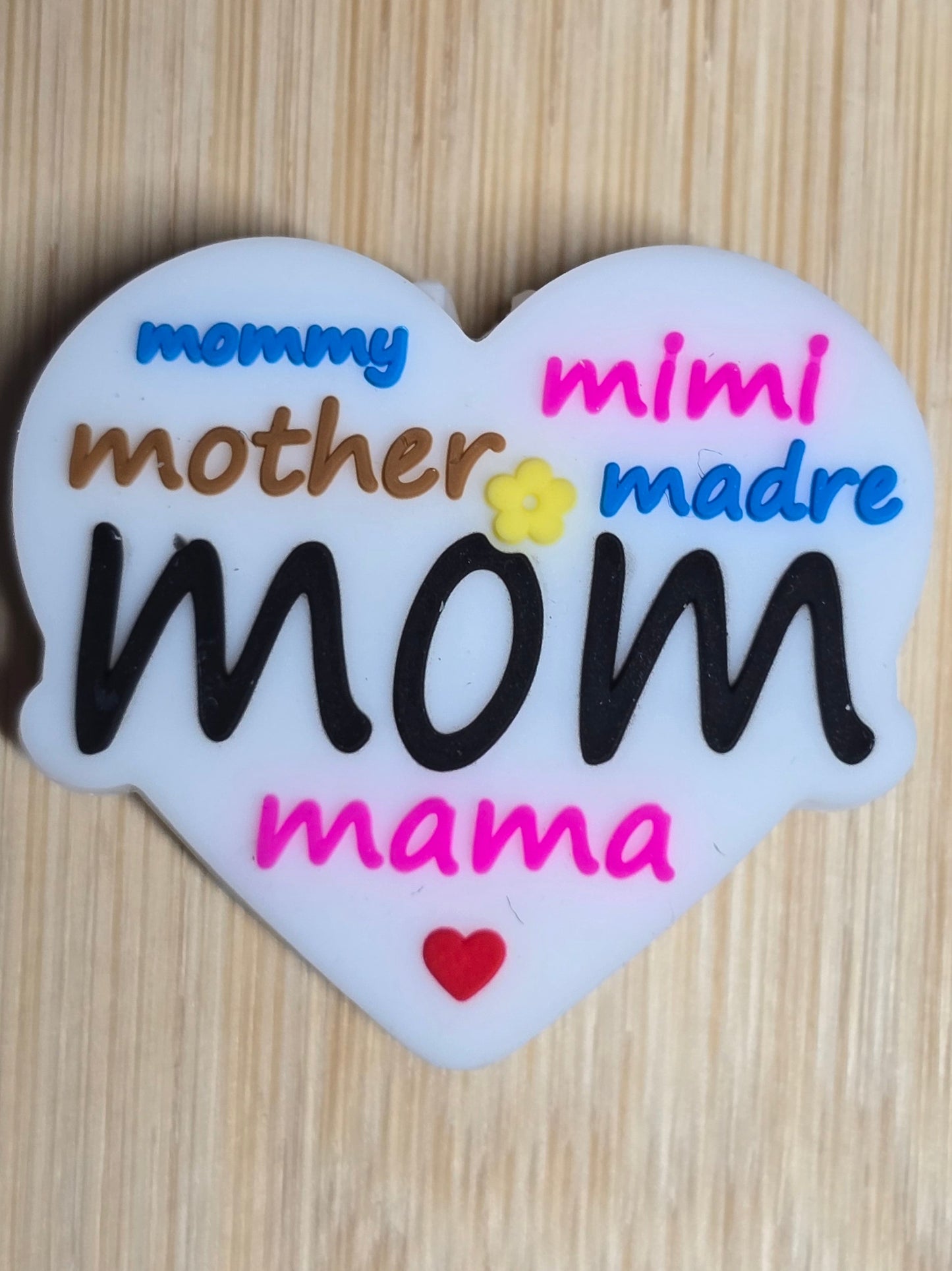 Focal silicone beads mama