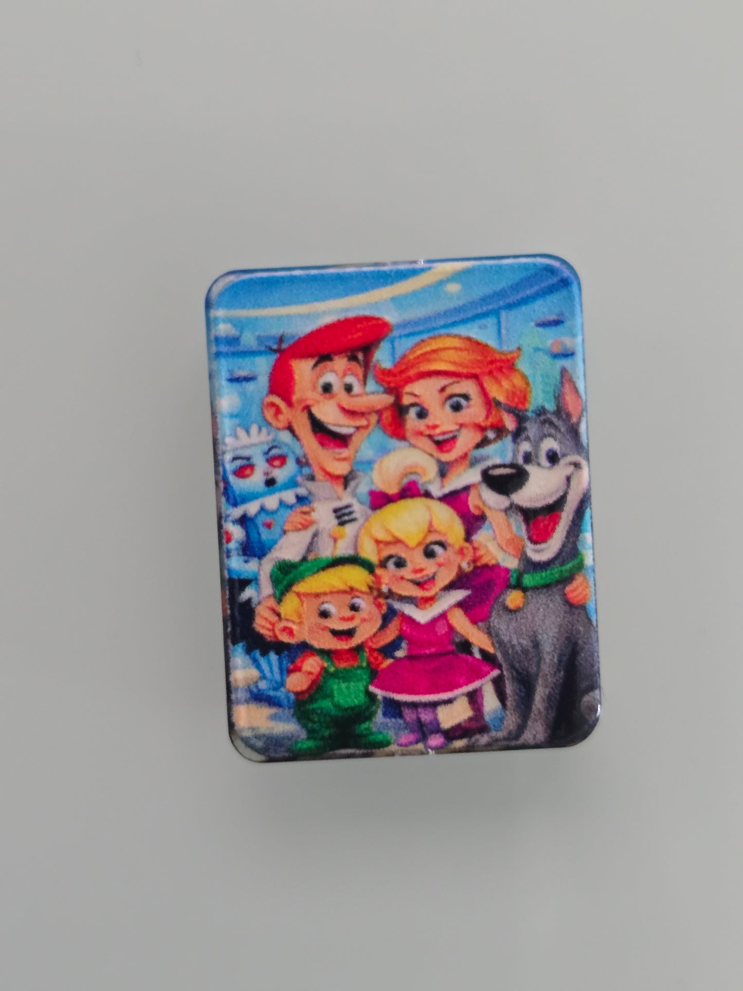 Acrylic focal beads cartoon future family