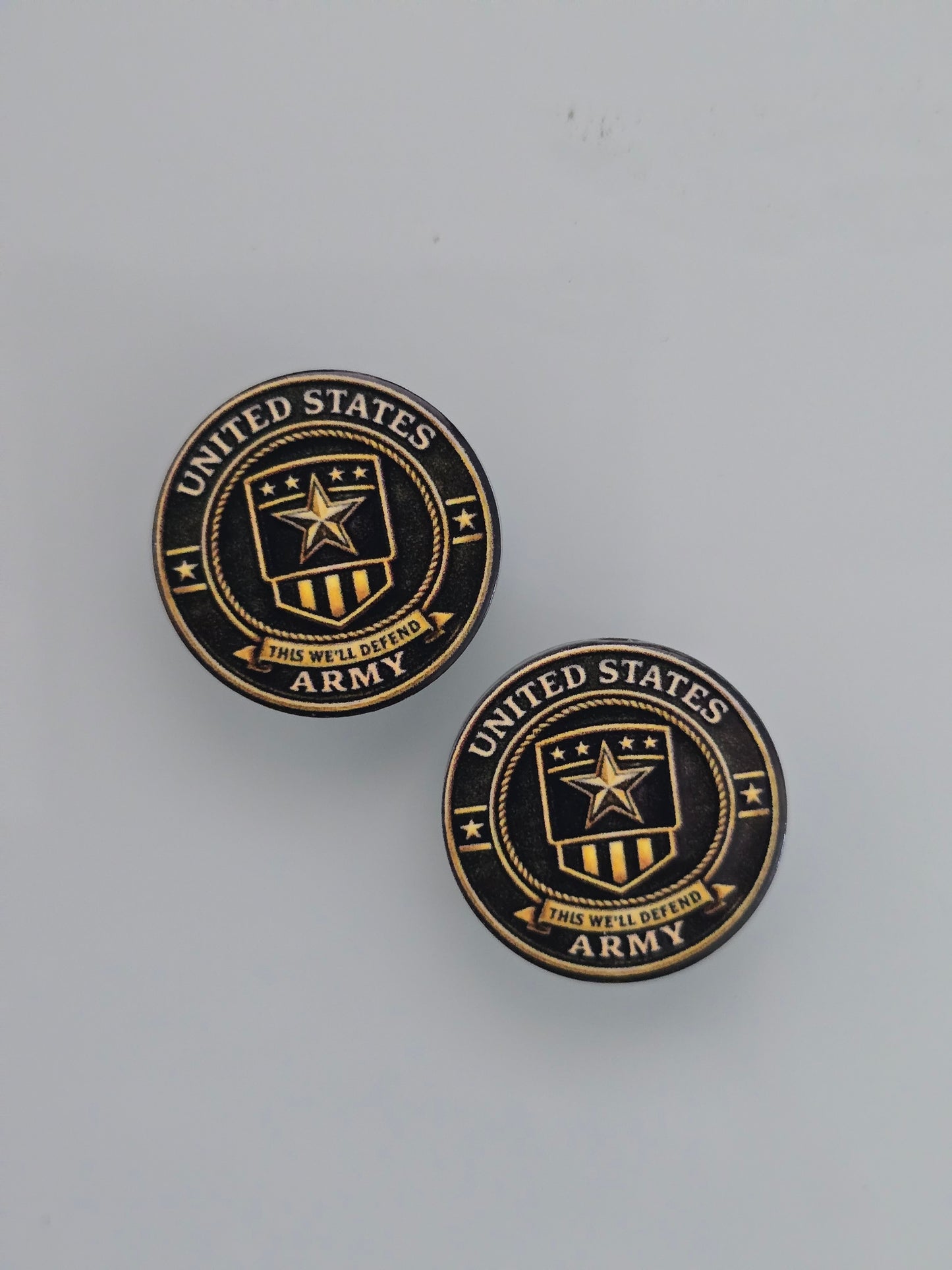 Acrylic focal beads military support