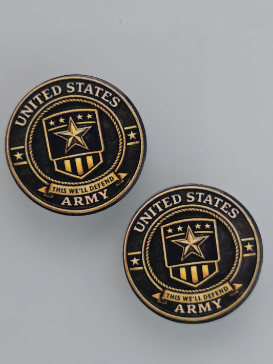 Acrylic focal beads military support