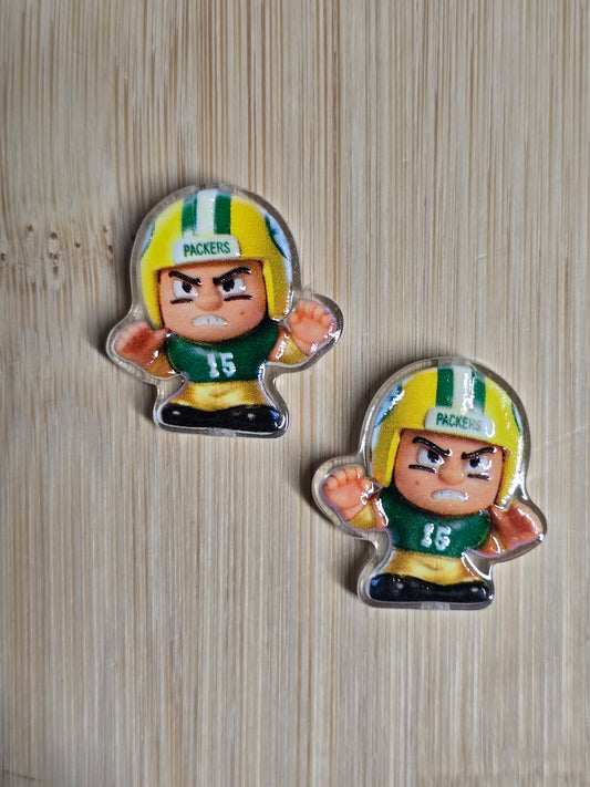 Focal- acrylic focal beads nfl single team
