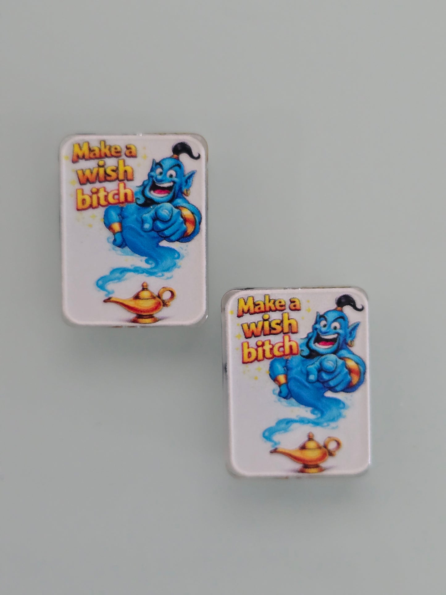 Acrylic focal beads adult humor language