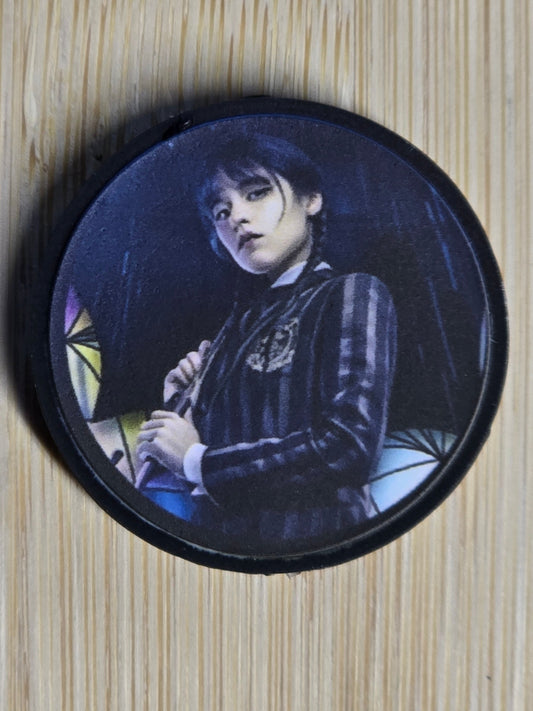 Silicone printed focal- dark humor girl