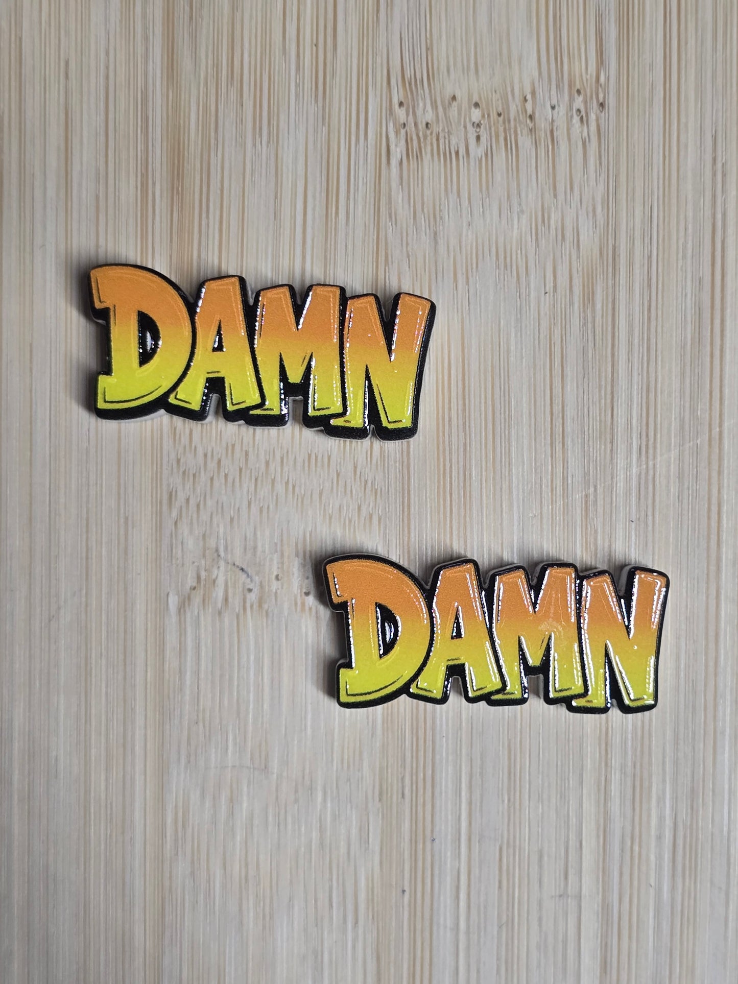 Focal- acrylic focal beads- adult humor