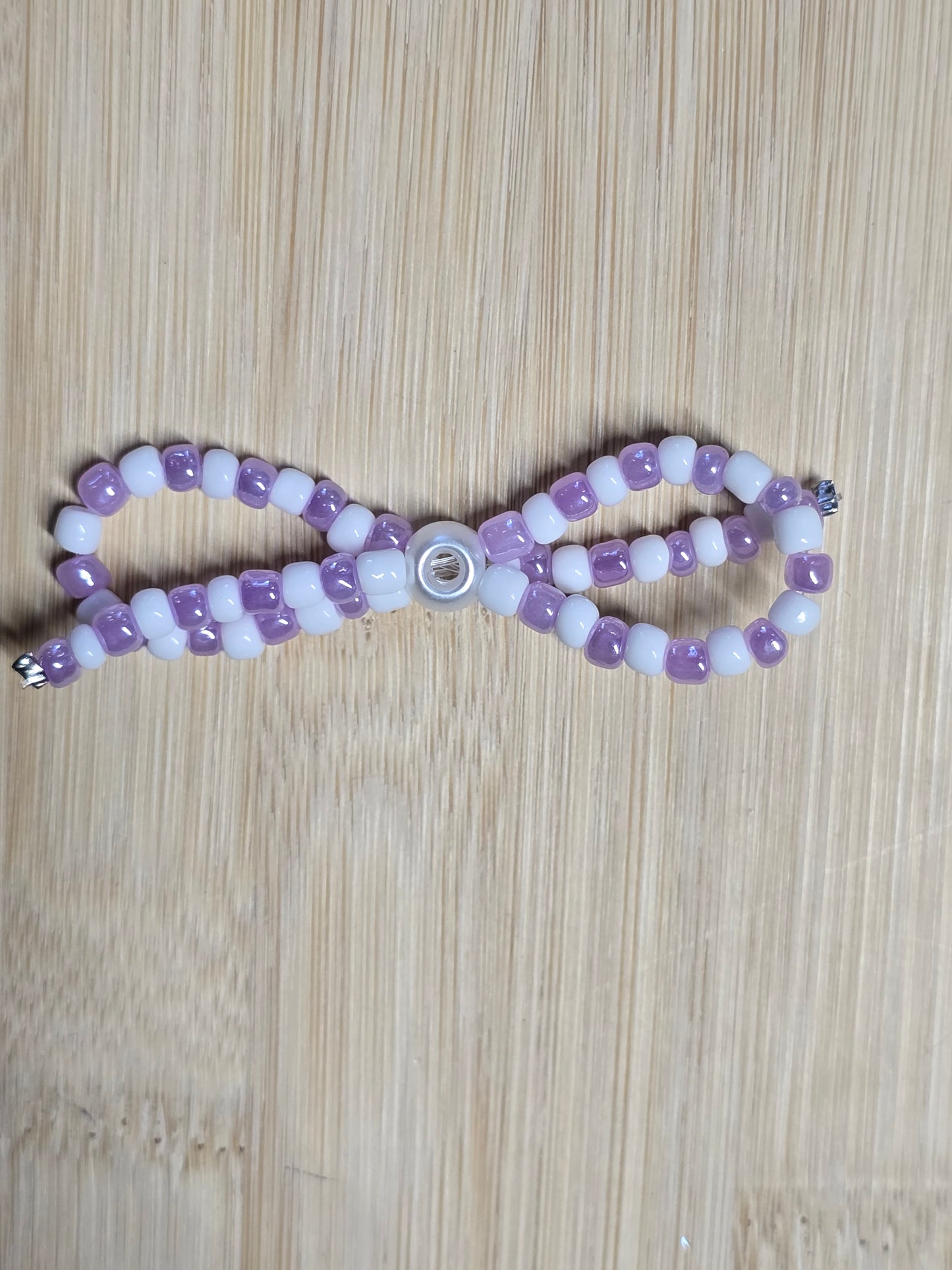 Acrylic bead bows 3pcs