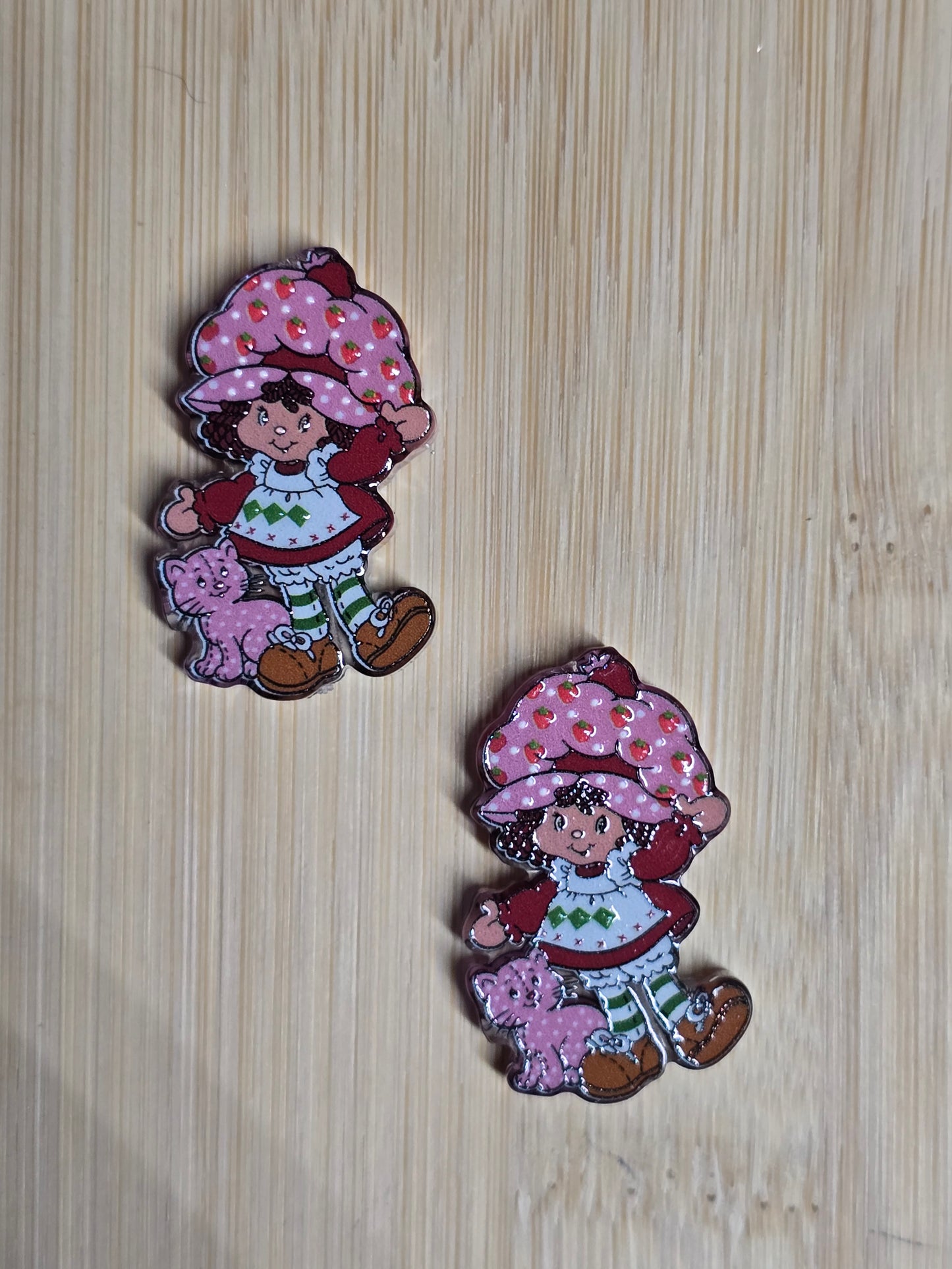 Focal- acrylic focal beads character