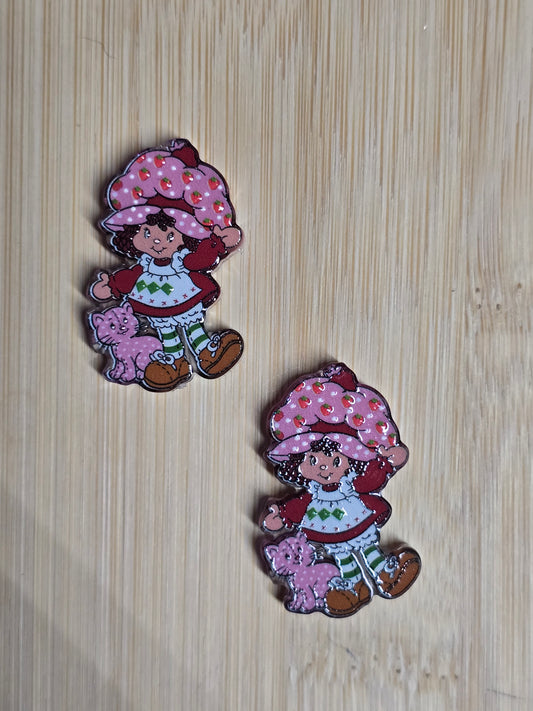 Focal- acrylic focal beads character