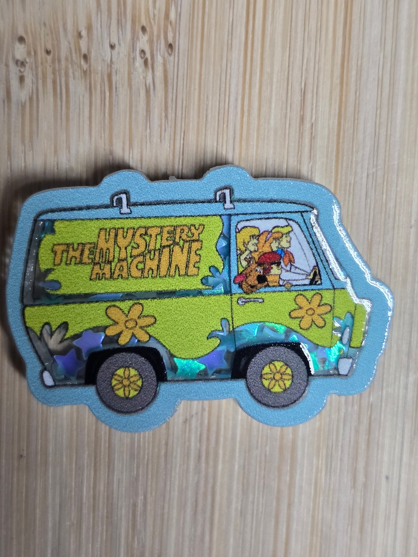 Acrylic focal beads shaker style 80's popular cartoon