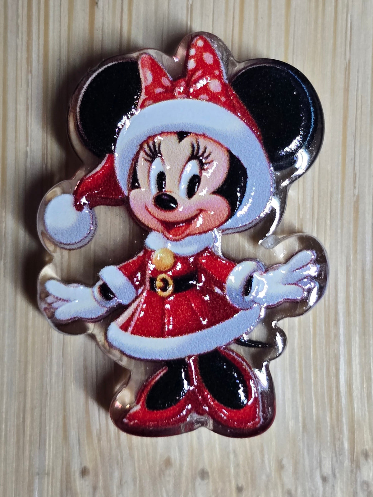 Acrylic focal beads christmas