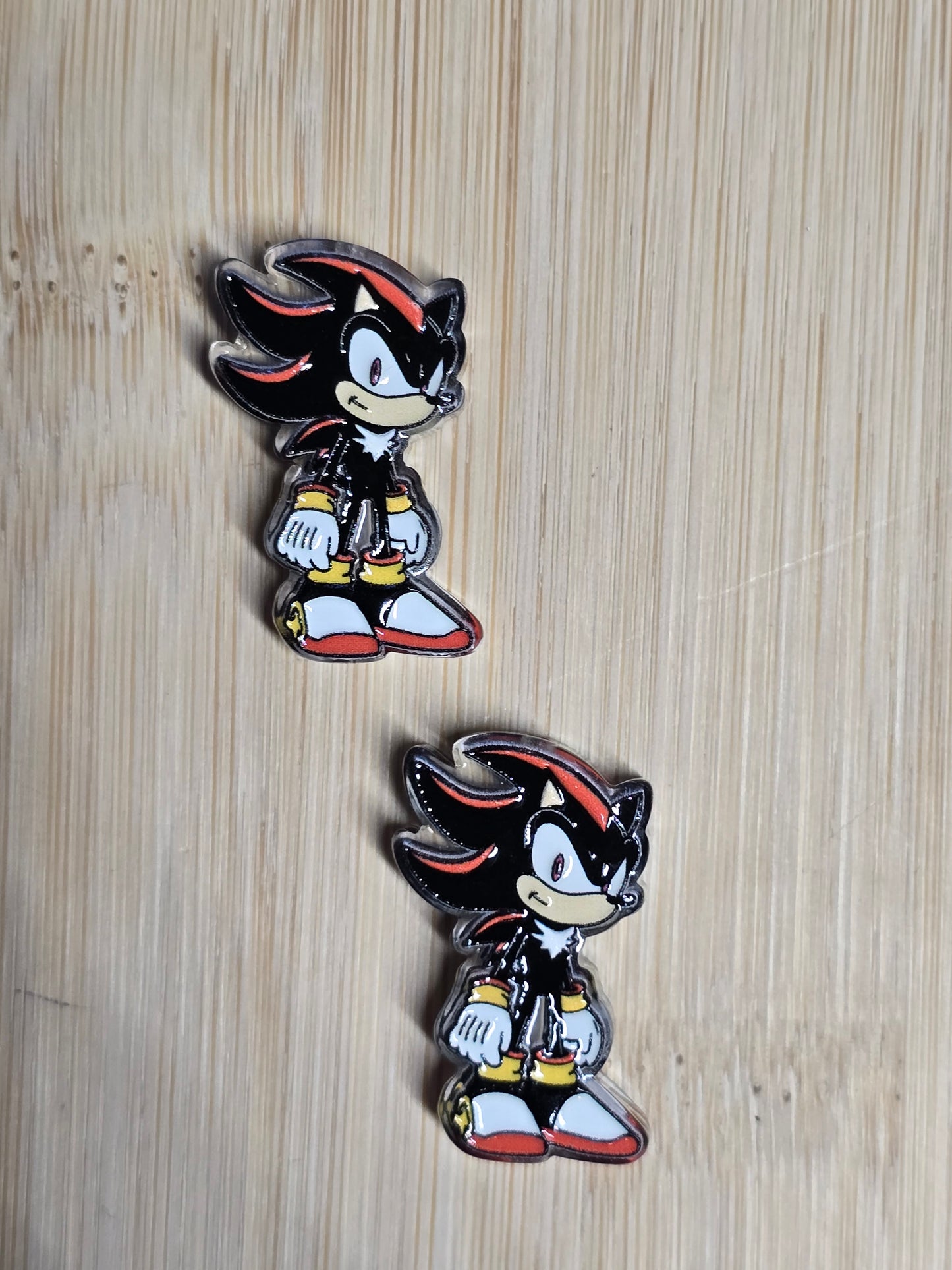 Acrylic focal beads- gamer character