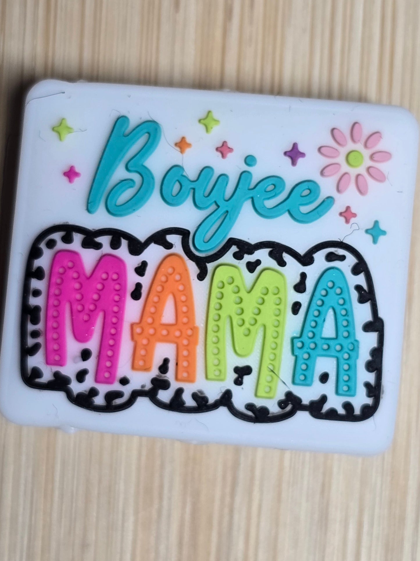 Focal silicone beads mama