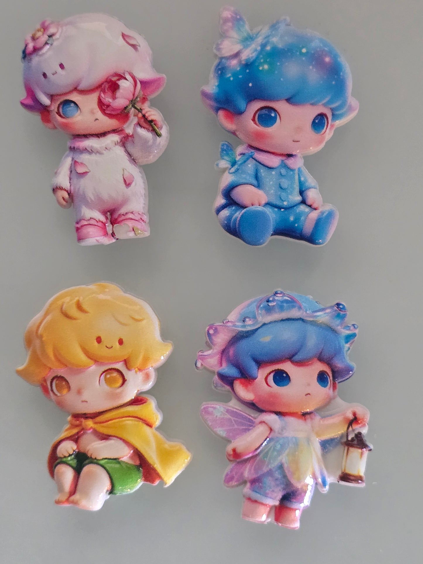 Acrylic beads big size 4pcs