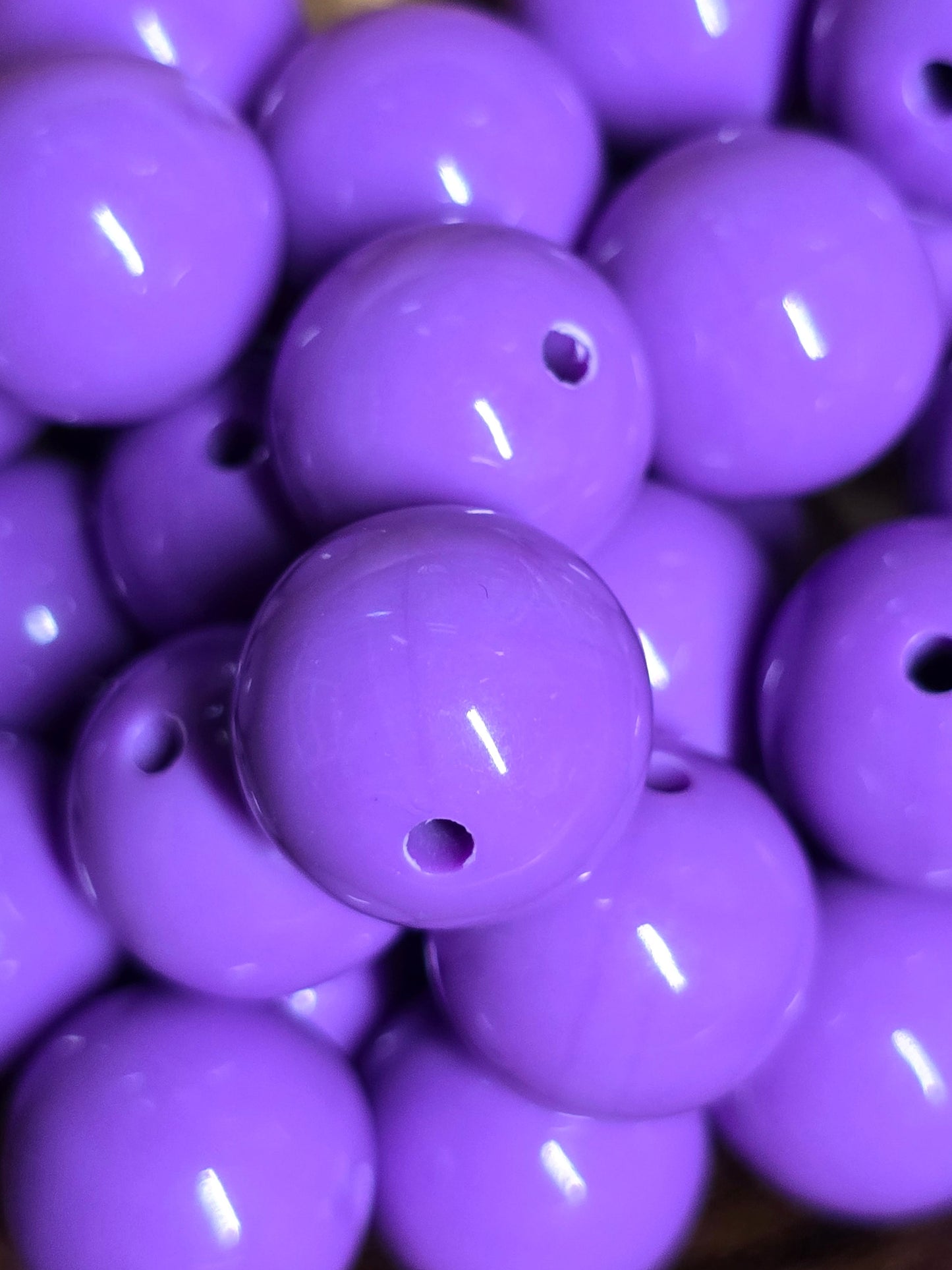 Acrylic 16mm beads shiny looks like silicone beads