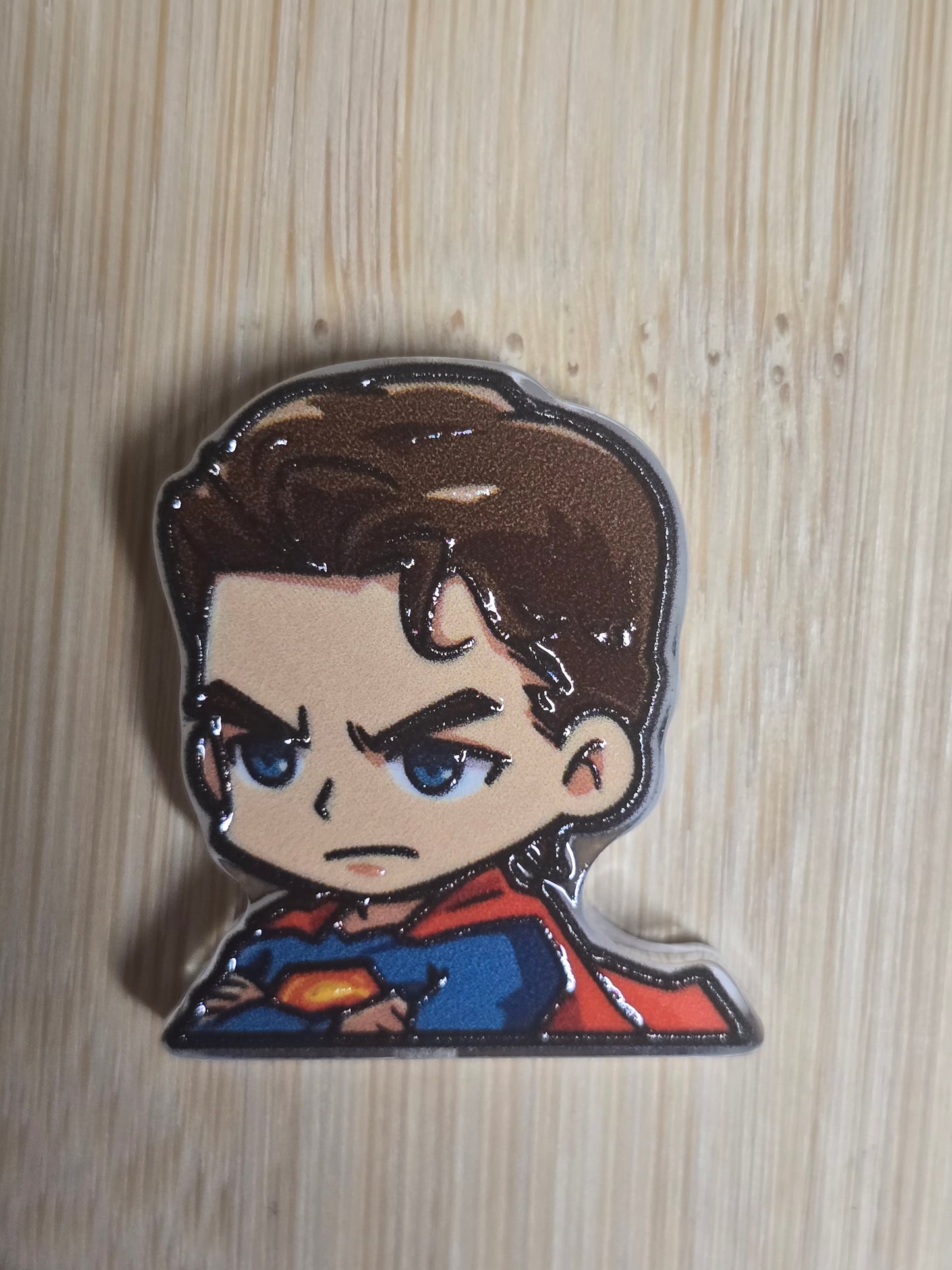 Acrylic focal beads superheros